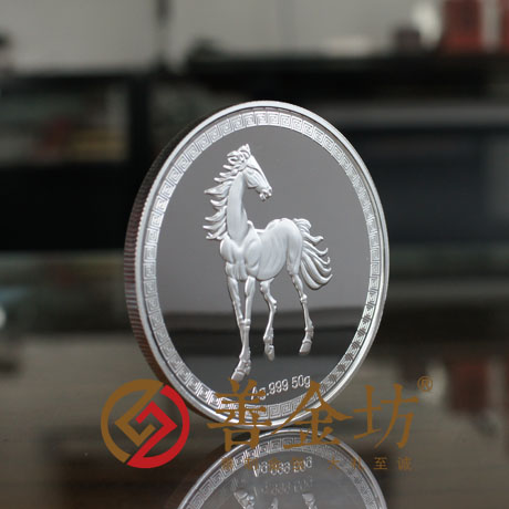 上海杨浦监理50克纯银纪念章_ 银币制作 纪念币制作 纪念章制作 制作纪念币 定做纪念币 定做银币 纪念币定制 周年庆典